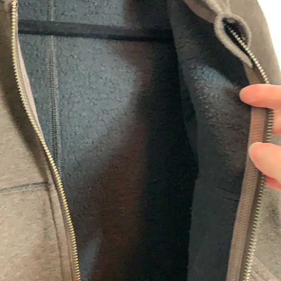 Lululemon Long & Short Of It Jacket Heathered Bark Chocolate Size 8 - Picture 14 of 16